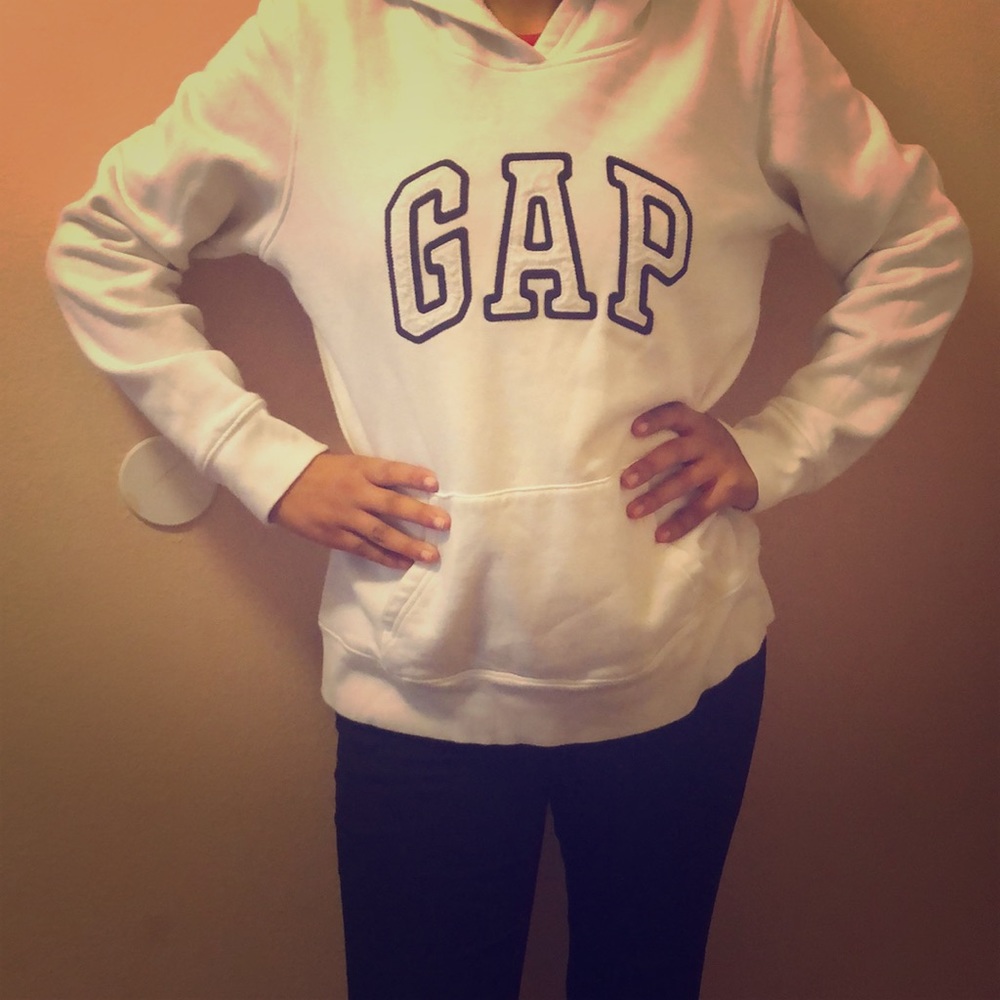 White Gap Hoodie